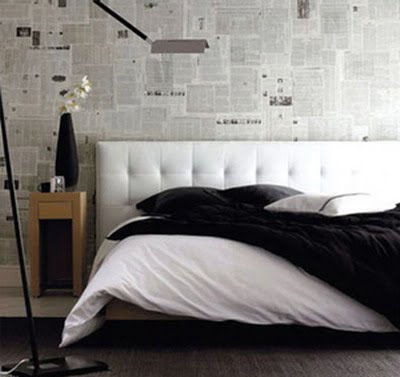 decoracion con periodicos