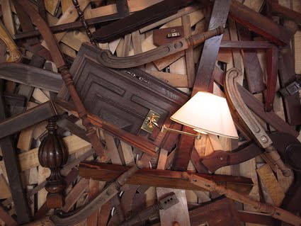 Reciclaje en la pared