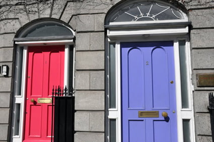 puertas de colores