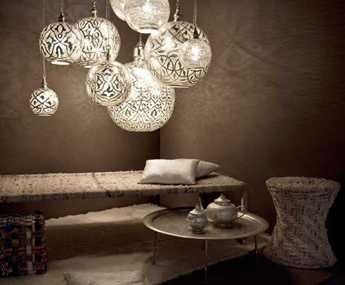 Ideas de decoración originales: lámparas egipcias