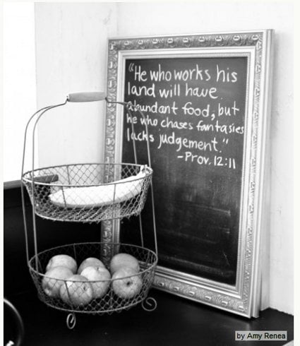 Decoración con letras