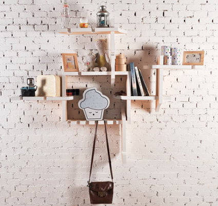 Novedosa repisa de diseño