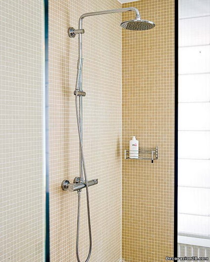 Ducha dentro del dormitorio