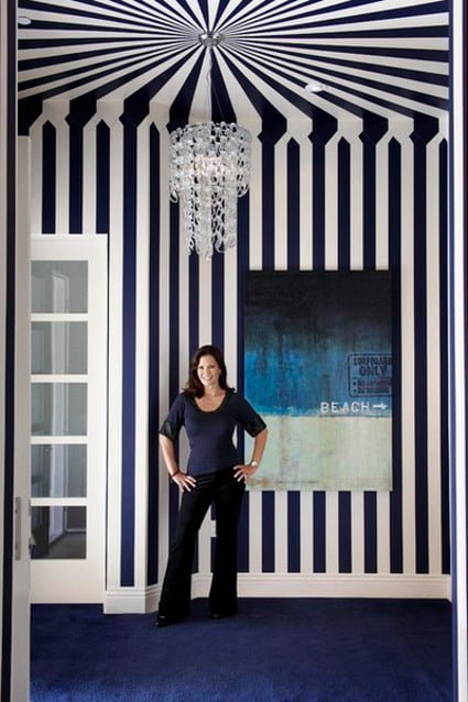 Decoración de techos con líneas