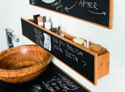 Muebles de baño con pizarras