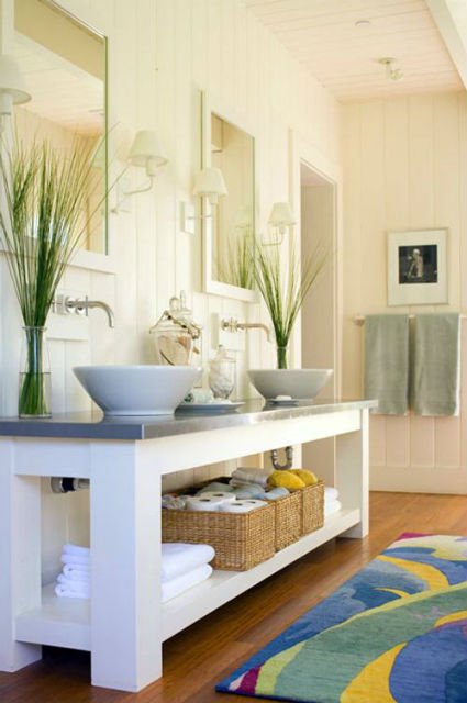 decoracion baños baños compartidos