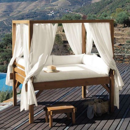 Muebles de exterior con palets de madera