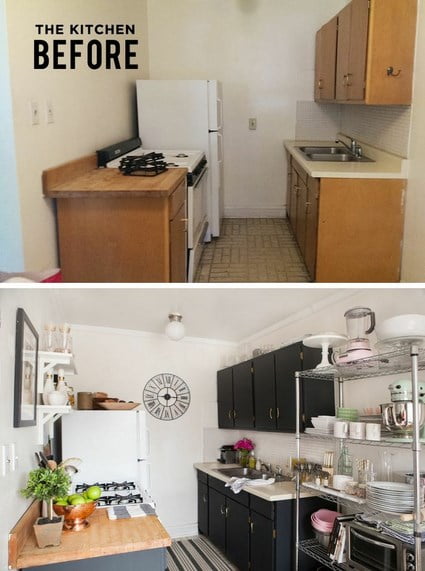 antes y despues cocina