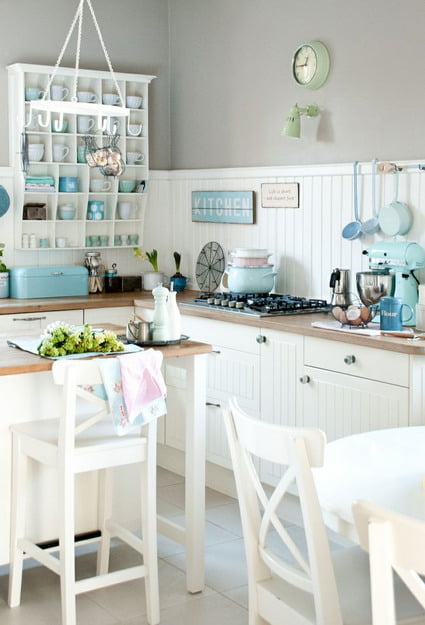 cocina color pastel