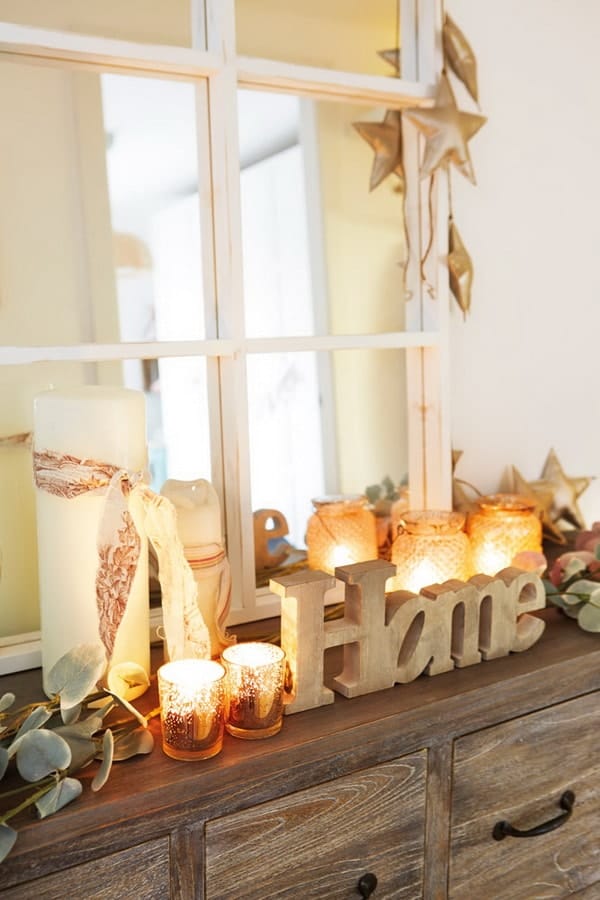 Velas para decorar recibidores