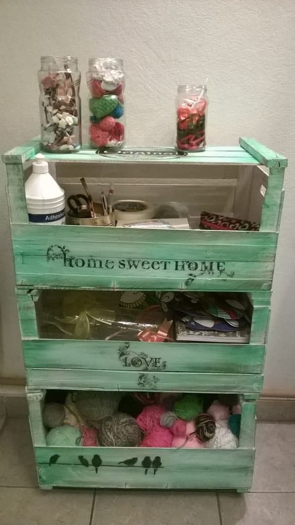 Muebles DIY con cajas de madera