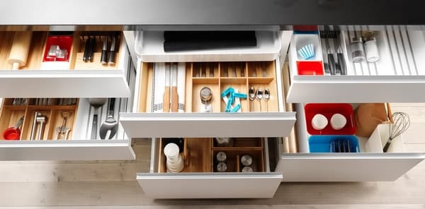 Divisores de gavetas para cocina