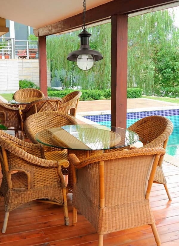 Lámpara suspendida de diseño para exterior Lámpara colgante exterior Estoril de Faro