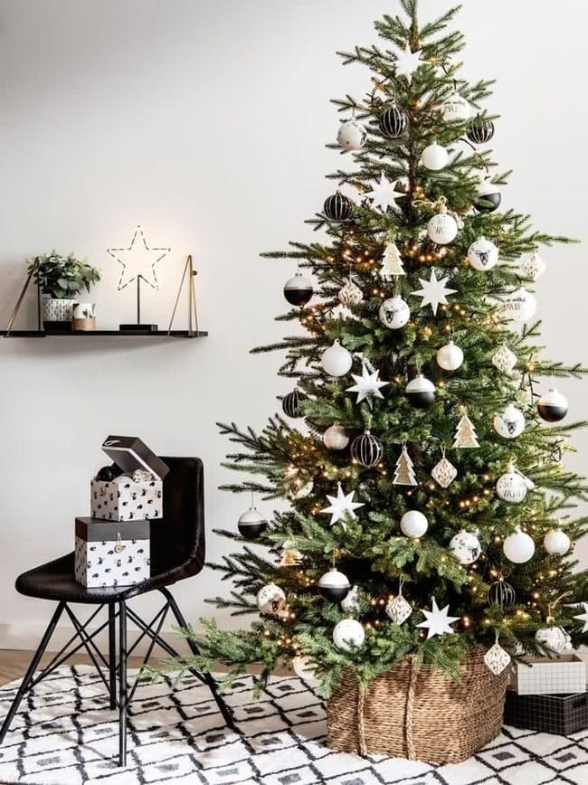 Navidad en blanco y negro