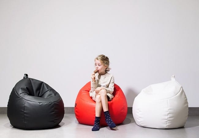 Puffs de pera para niños