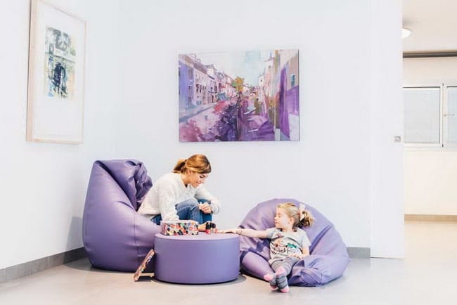 Ideas para decorar con puffs infantiles