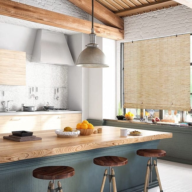 Estores en ventanas de cocinas