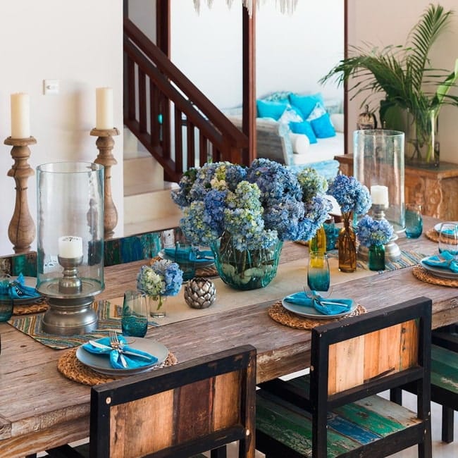 Detalles de color en la decoración