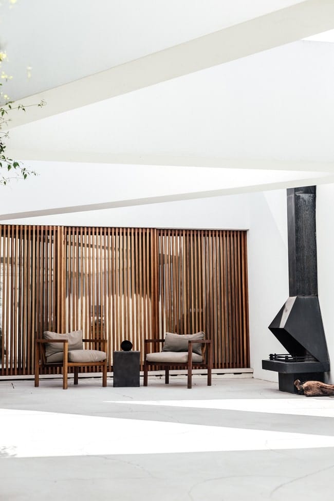 Chimeneas de leña modernas